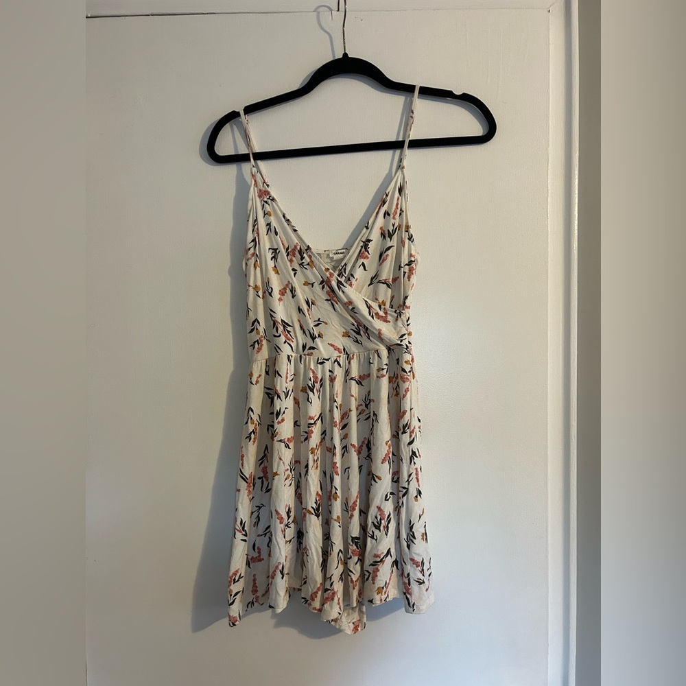 Garage Cream Floral Mini Dress